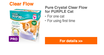 Pure Crystal Clear Flow for PURPLE Cat