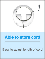 Able to store cord