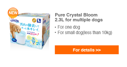 Pure Crystal Bloom 2.3L for multiple dogs