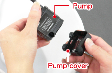 Remove pump cover