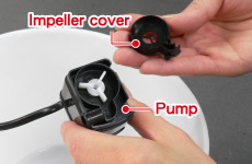 Remove impeller cover