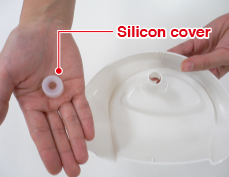 Be aware of losing silicon cover.