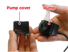 Remove pump cover