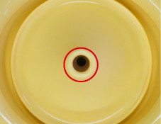 Water supply outlet can be seen