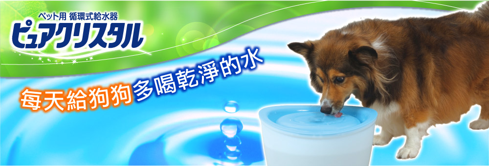 犬貓用　Purecrystal淨水飲水器