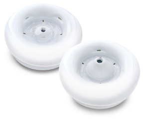 セラミックス ペット用フィルター式給水器 ピュアクリスタル