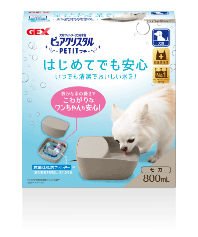 ピュアクリスタルとは ペット用フィルター式給水器 ピュアクリスタル