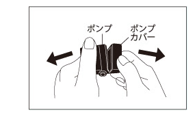 ポンプカバーの取りはずし方