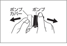 ポンプカバーの取りはずし方