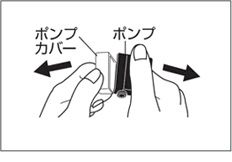 ポンプカバーの取りはずし方